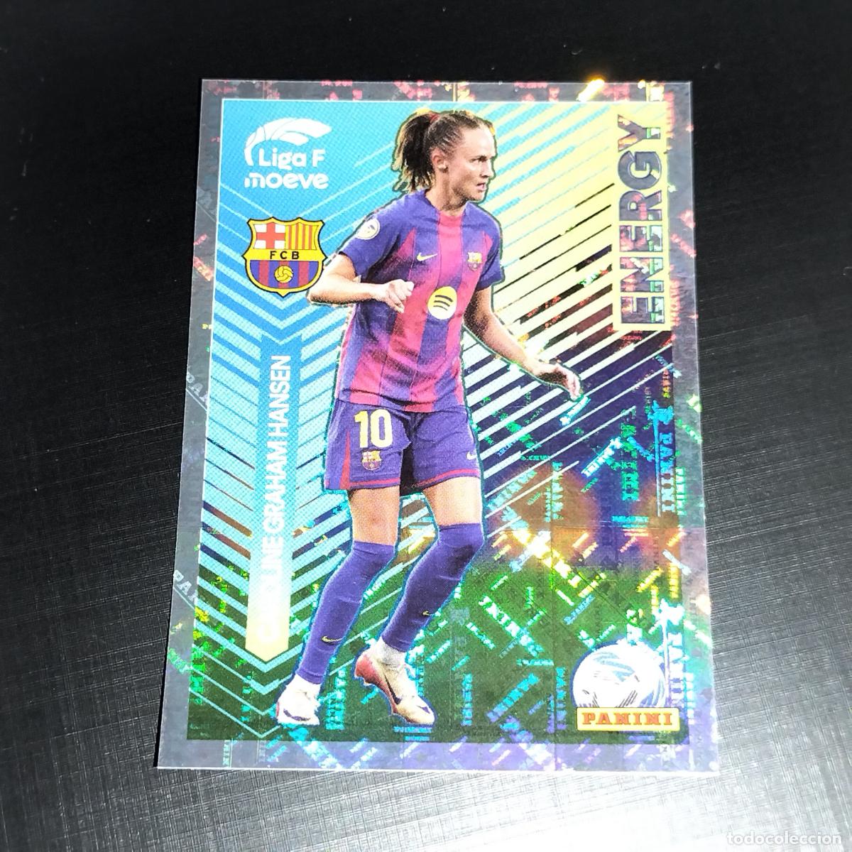 Cromos de f&uacute;tbol: 334 CAROLINE GRAHAM HANSEN ENERGY FC BARCELONA CROMOS LIGA F MOEVE FEMENINA PANINI 2025 2026 25 26