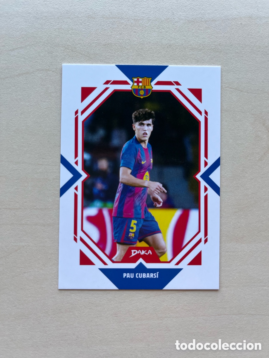 Cromos de f&uacute;tbol: Pau Cubars&iacute; #19-A Daka FC Barcelona 2025-26