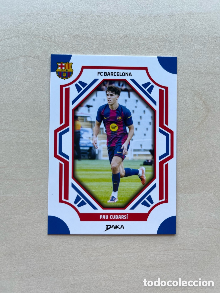 Cromos de f&uacute;tbol: Pau Cubars&iacute; #19-B Daka FC Barcelona 2025-26