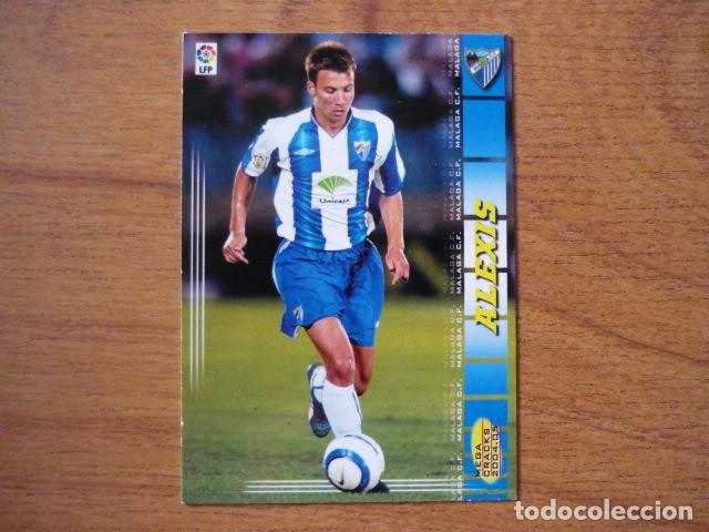 Football Stickers: MEGACRACKS 2004 2005 PANINI N&ordm; 184 BIS ALEXIS (MALAGA) NUEVA FICHA - FUTBOL CROMO LIGA 04 05