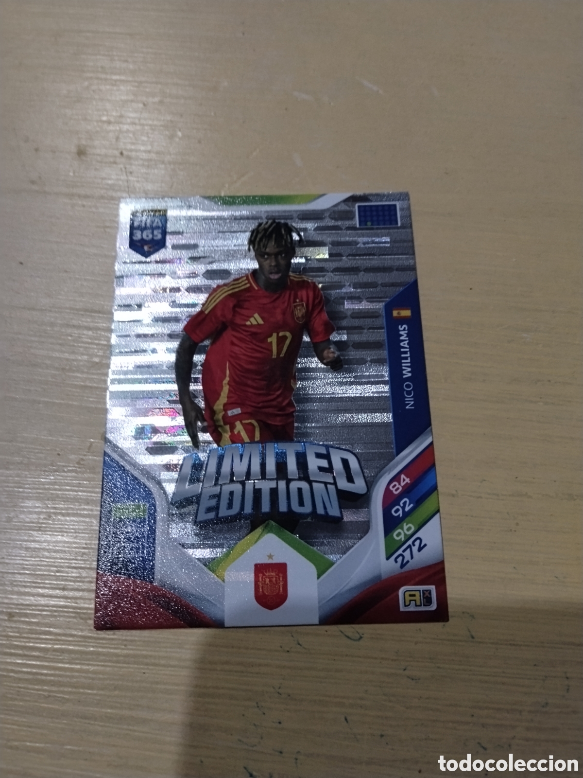 Fu&szlig;ball-Sticker: Panini Fifa 365 - Edicion Limitada - Nico Williams / Espa&ntilde;a
