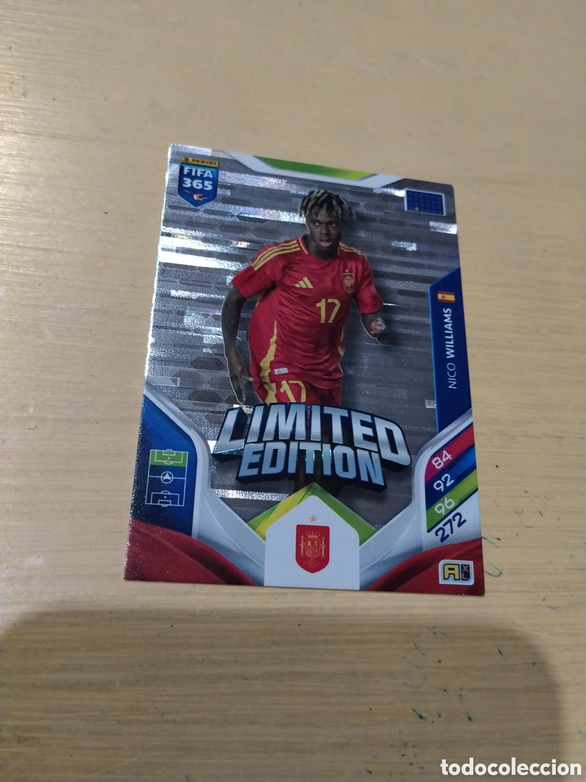 Fu&szlig;ball-Sticker: Panini Fifa 365 - Edicion Limitada - Nico Williams / Espa&ntilde;a