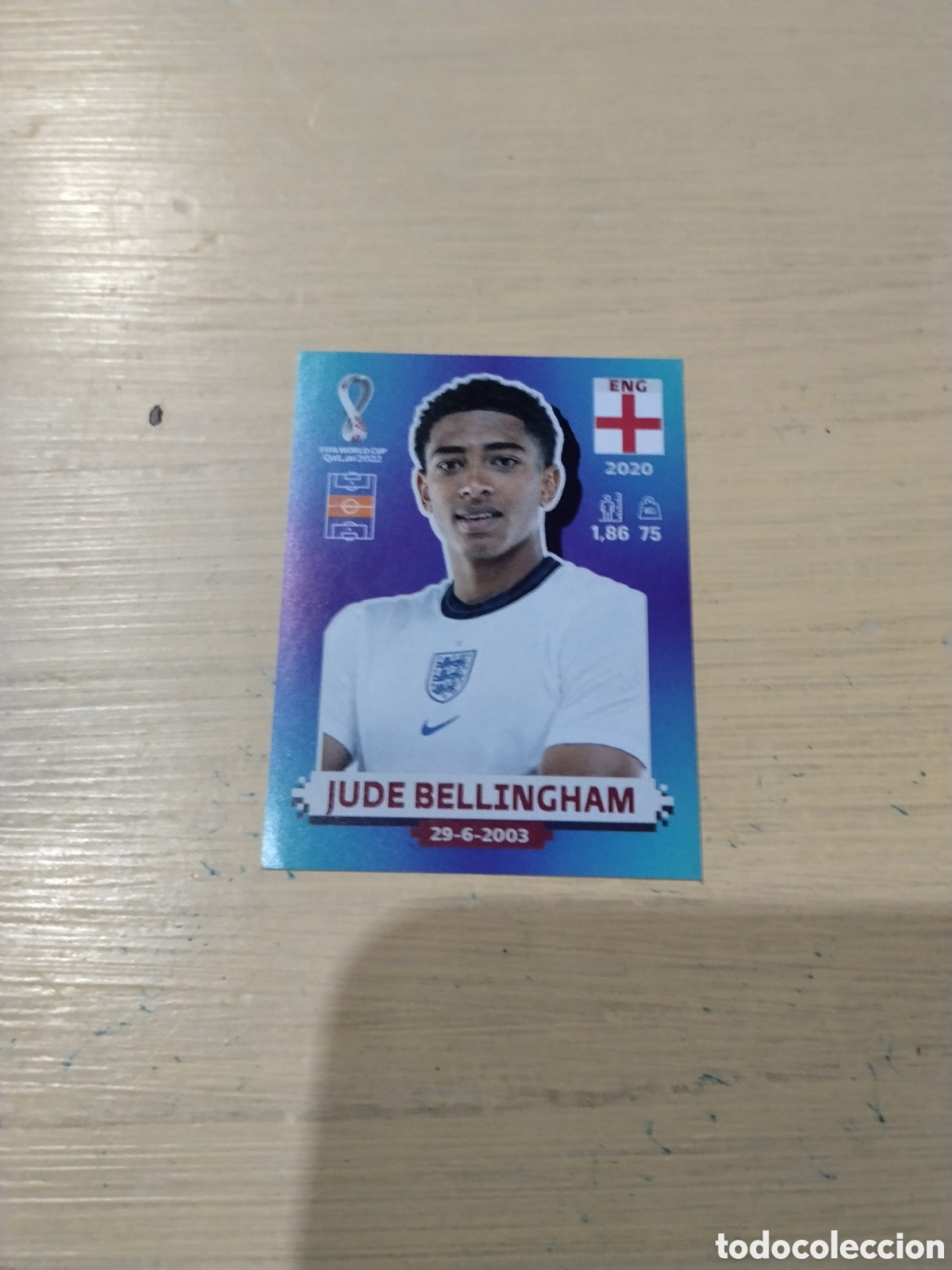 Football Stickers: Panini Qatar 2022 Mundial - Jude Bellingham / Inglaterra