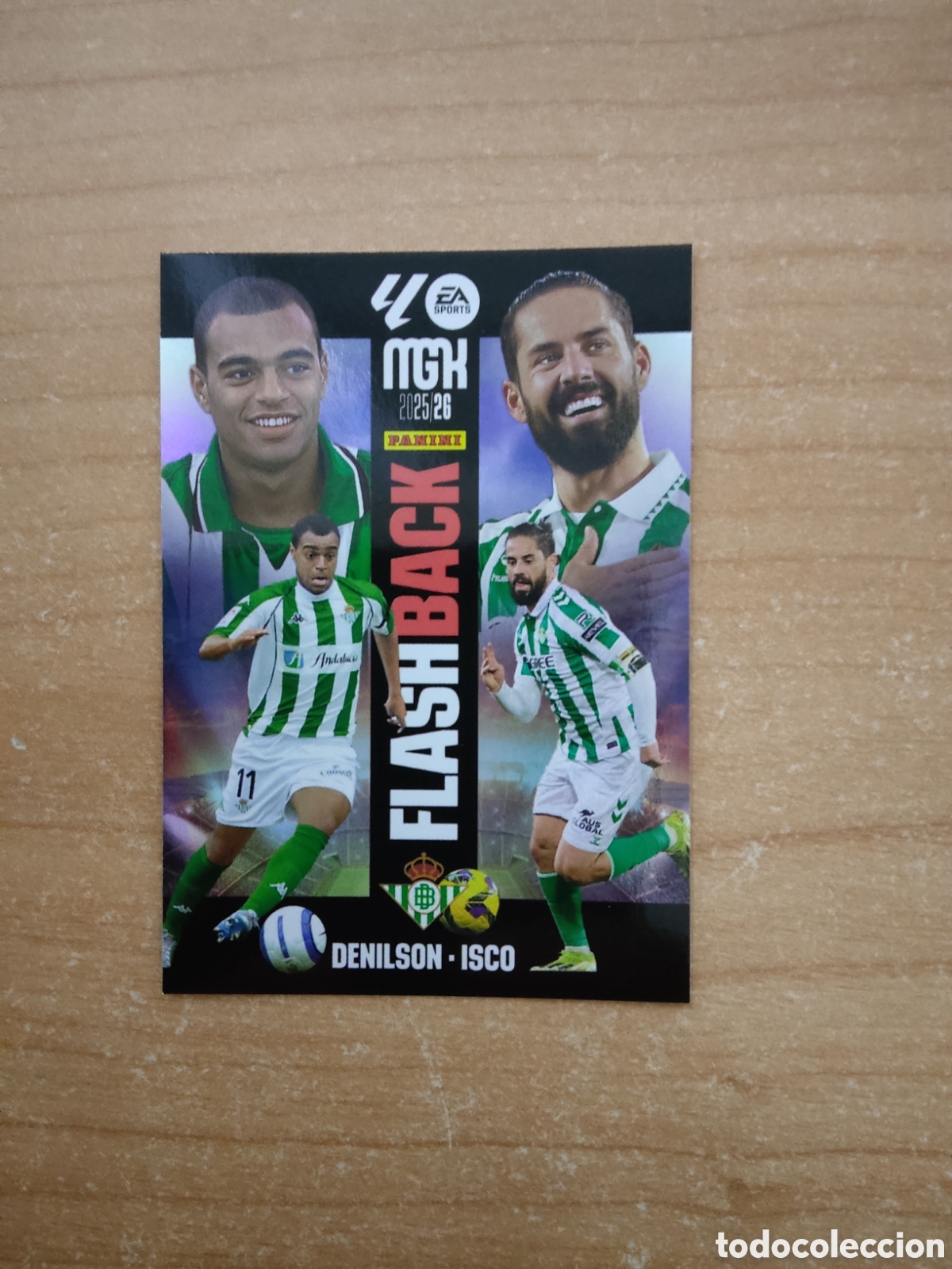 Football Stickers: 426 DENILSON Y ISCO REAL BETIS FLASHBACK MEGACRACKS 2025 2026