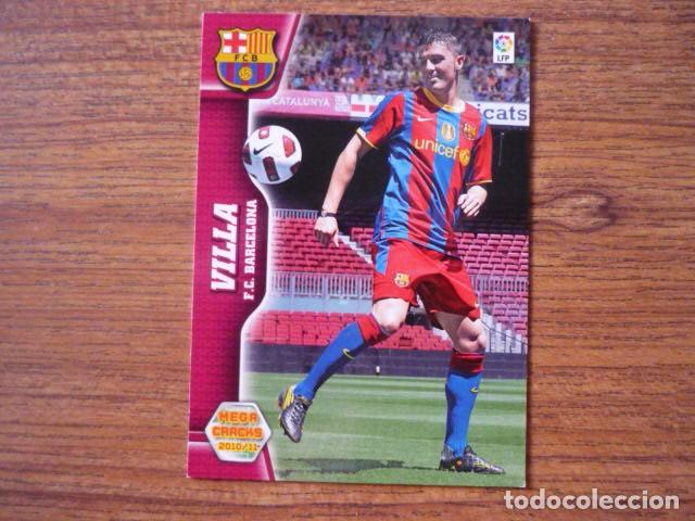 Football Stickers: MEGACRACKS 2010 2011 PANINI N&ordm; 443 DAVID VILLA (BARCELONA) NUEVO FICHAJE - CROMO LIGA 10 11 BAR&Ccedil;A