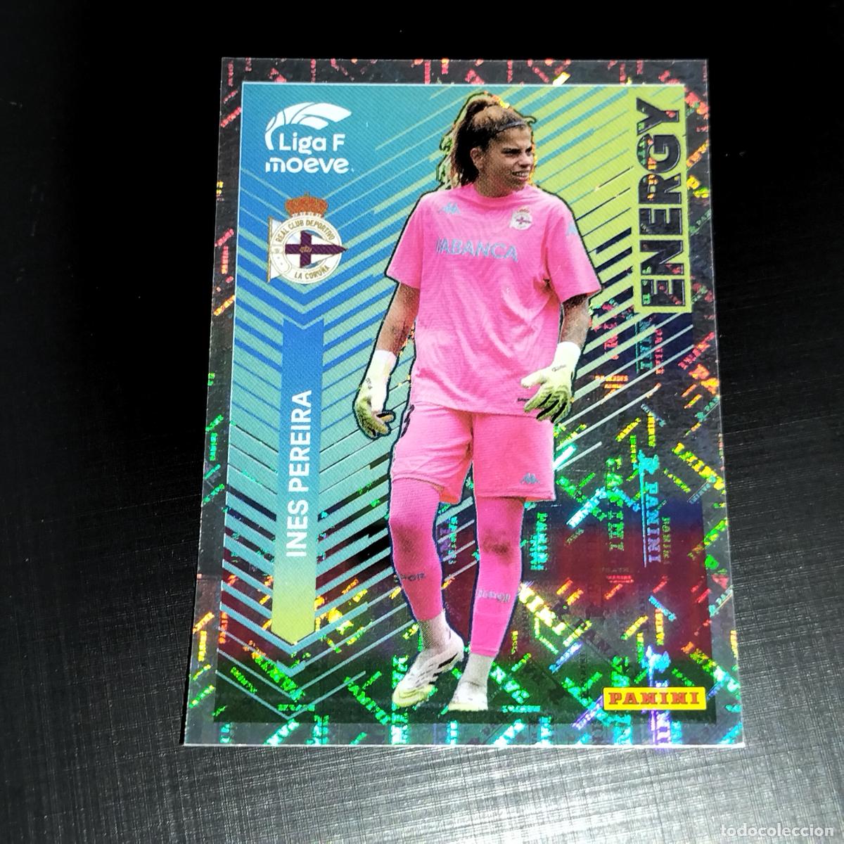 Cartes &agrave; collectionner de Football: 341 INES PEREIRA ENERGY DEPORTIVO CORU&Ntilde;A CROMOS LIGA F MOEVE FEMENINA PANINI 2025 2026 25 26