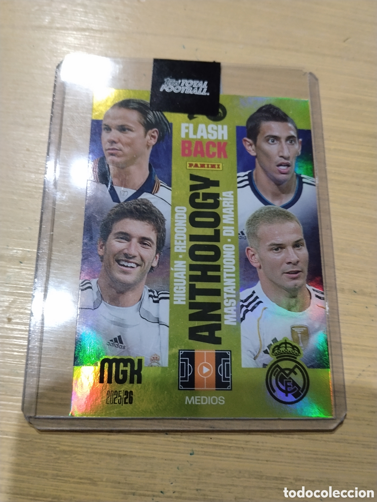 Cartes &agrave; collectionner de Football: Megacracks 2025 26 - FlashBack Anthology N&ordm; 459 - Redondo - Di Maria - Mastantuono - Real Madrid
