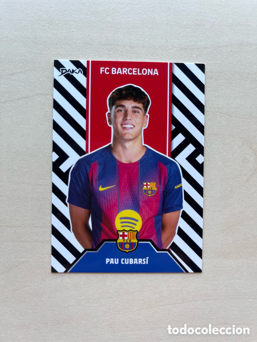Cromos de f&uacute;tbol: Pau Cubars&iacute; TP-19 Daka FC Barcelona 2025-26