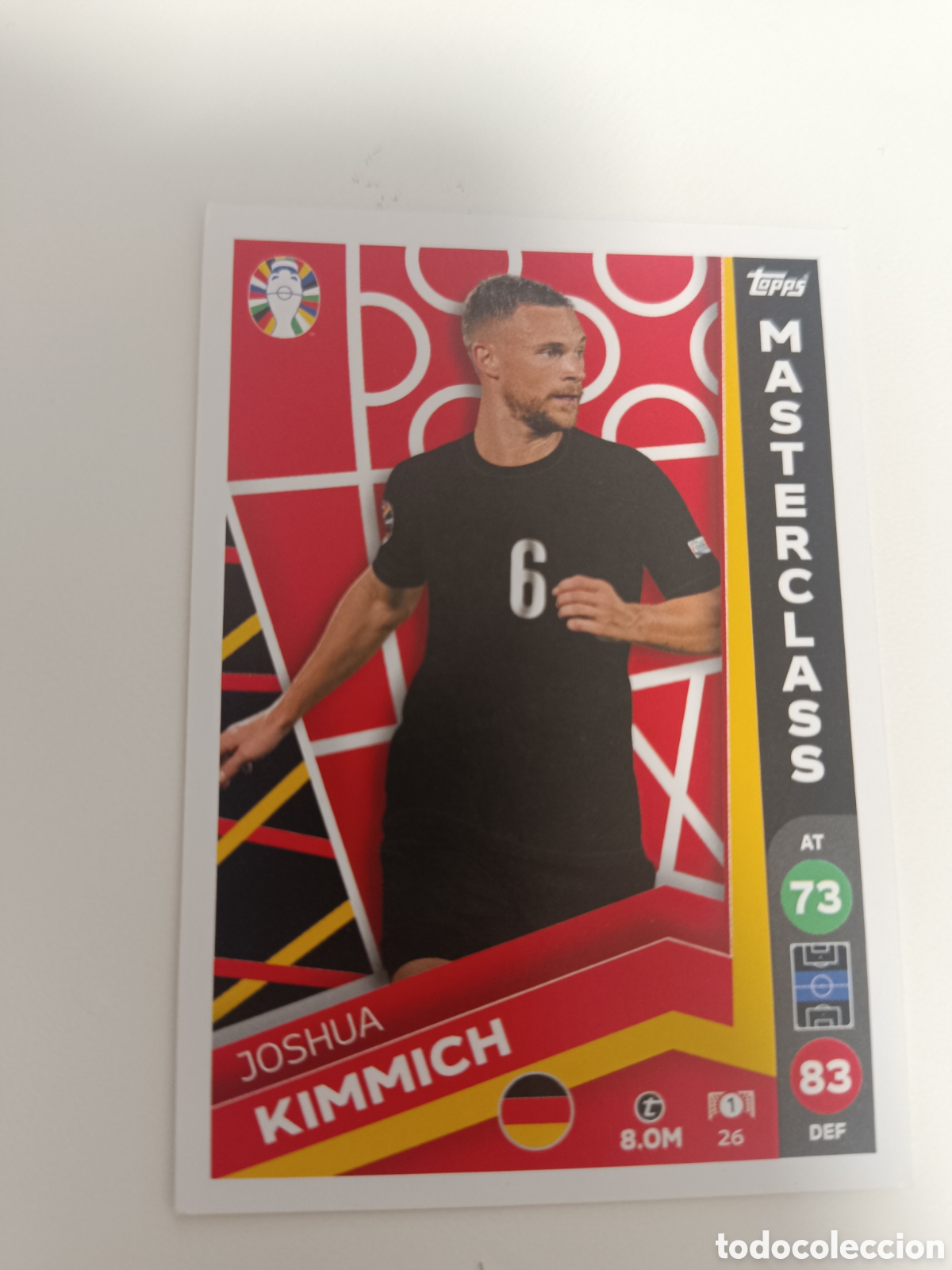 Cromos de f&uacute;tbol: Match attax topps Eurocopa 2024 lidl kimmich 26