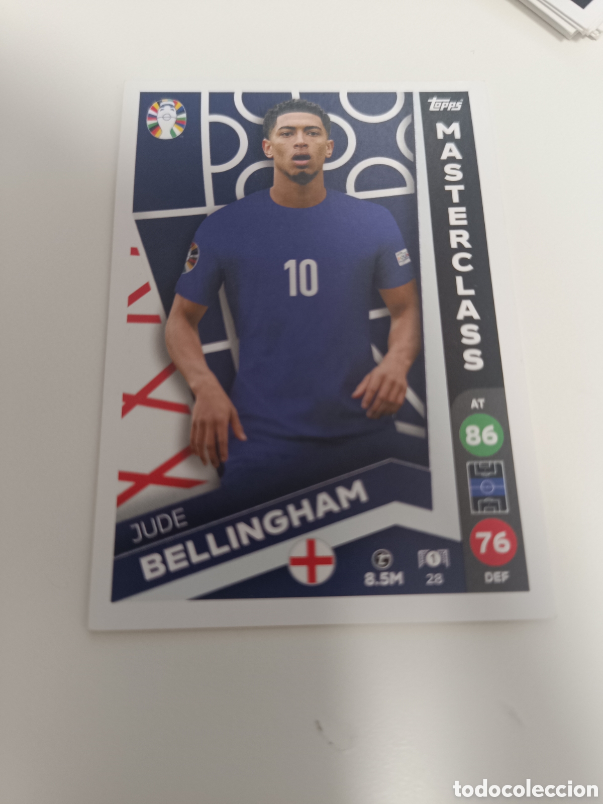 Cromos de f&uacute;tbol: Match attax topps Eurocopa 2024 lidl bellingham 28