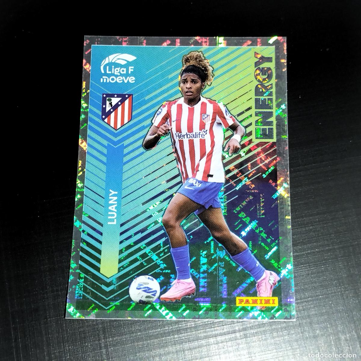Cromos de f&uacute;tbol: 345 LUANY ENERGY AT MADRID CROMOS LIGA F MOEVE FEMENINA PANINI 2025 2026 25 26