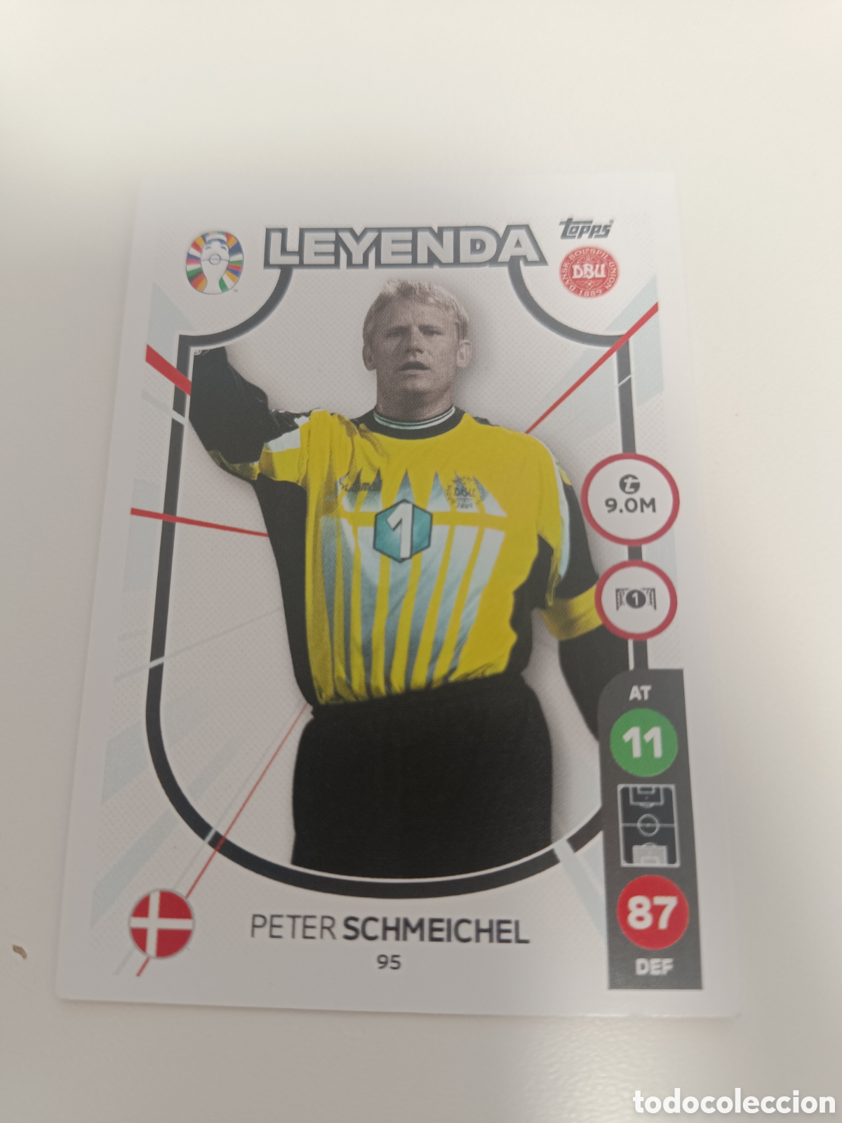 Cromos de f&uacute;tbol: Match attax topps Eurocopa 2024 lidl schmeichel 95