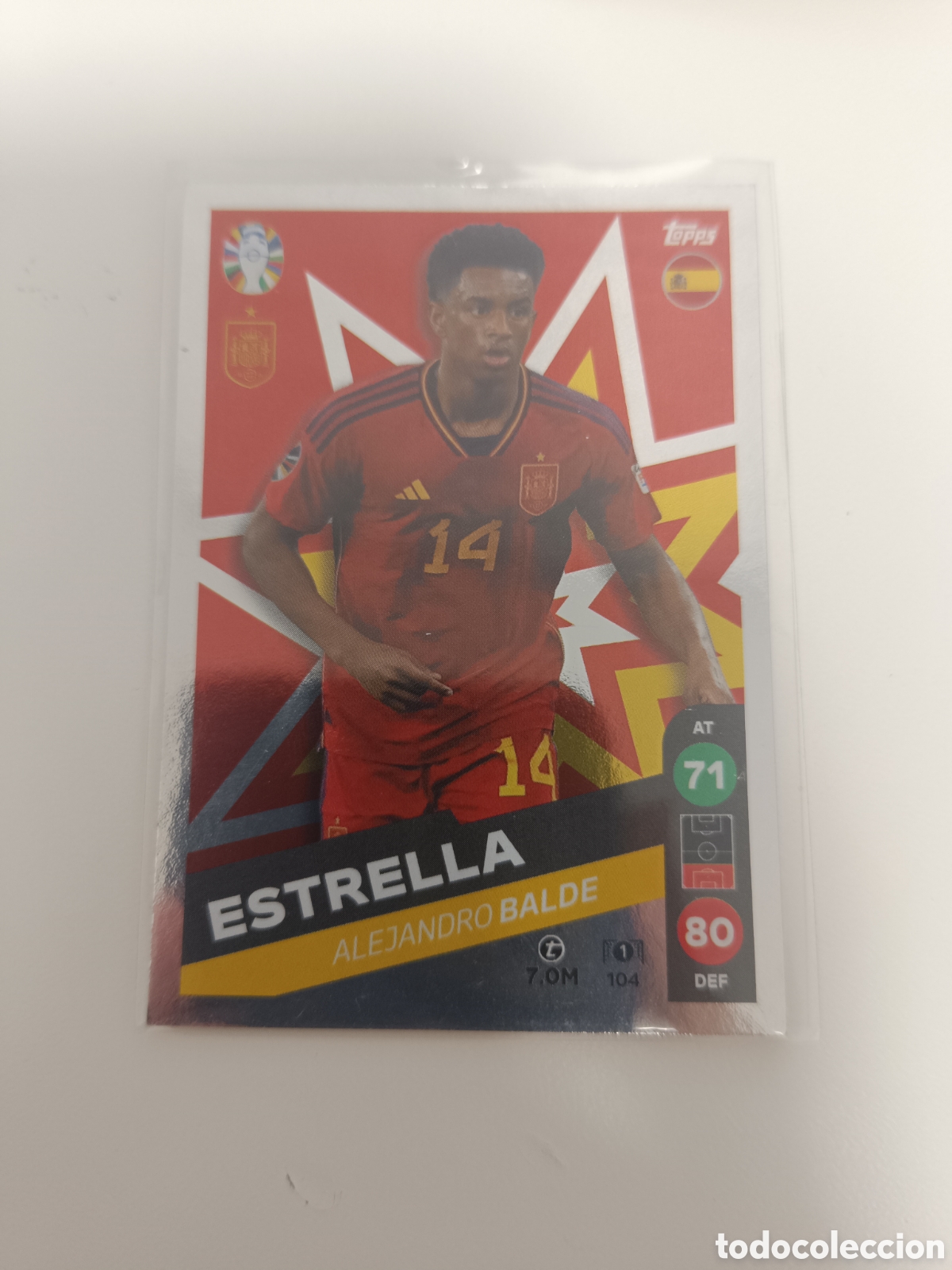 Cromos de f&uacute;tbol: Match attax topps Eurocopa 2024 lidl balde 104