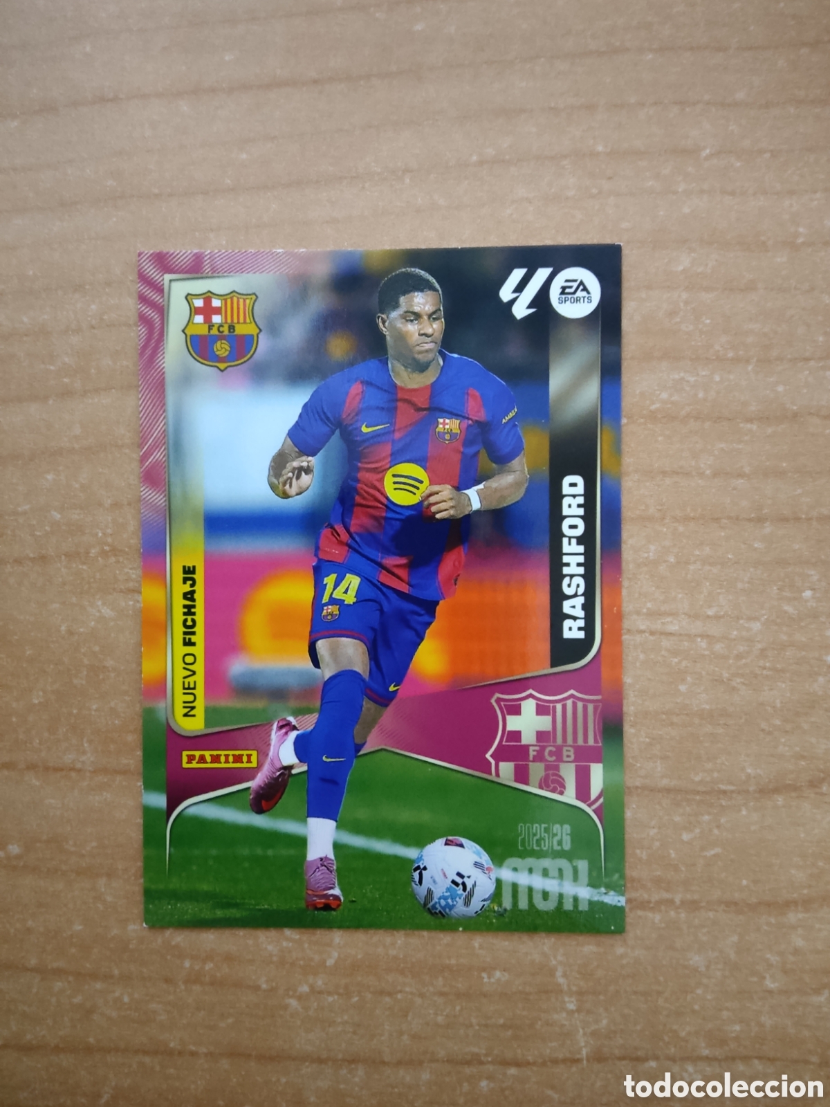 Cromos de f&uacute;tbol: 462 RASHFORD NUEVO FICHAJE BARCELONA MEGACRACKS 2025 2026