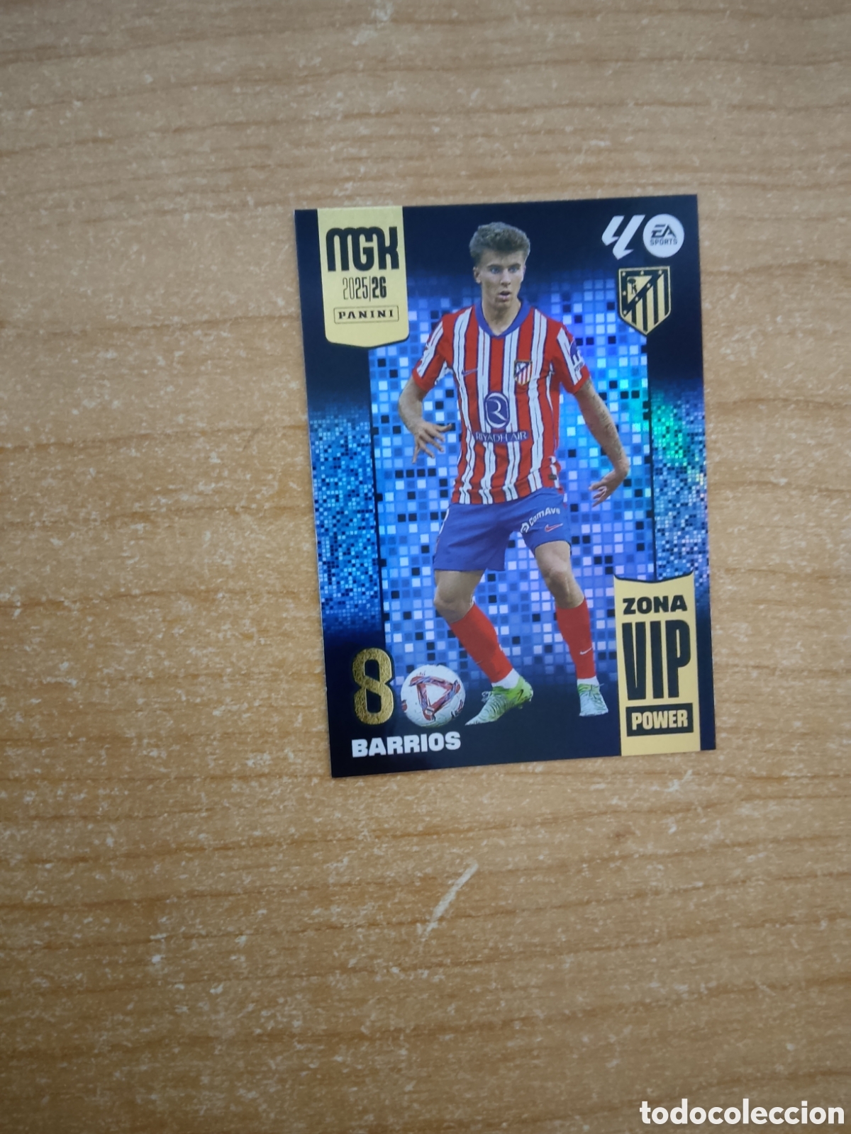 Cromos de f&uacute;tbol: 389 BARRIOS ATLETICO MADRID ZONA VIP POWER MEGACRACKS 2025 2023