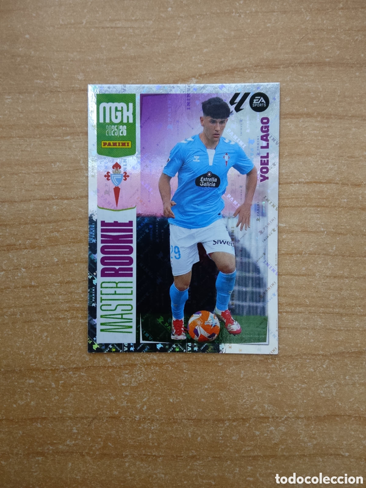Cromos de f&uacute;tbol: 423 YOEL LAGO MASTER ROOKIE CELTA MEGACRACKS 2025 2026