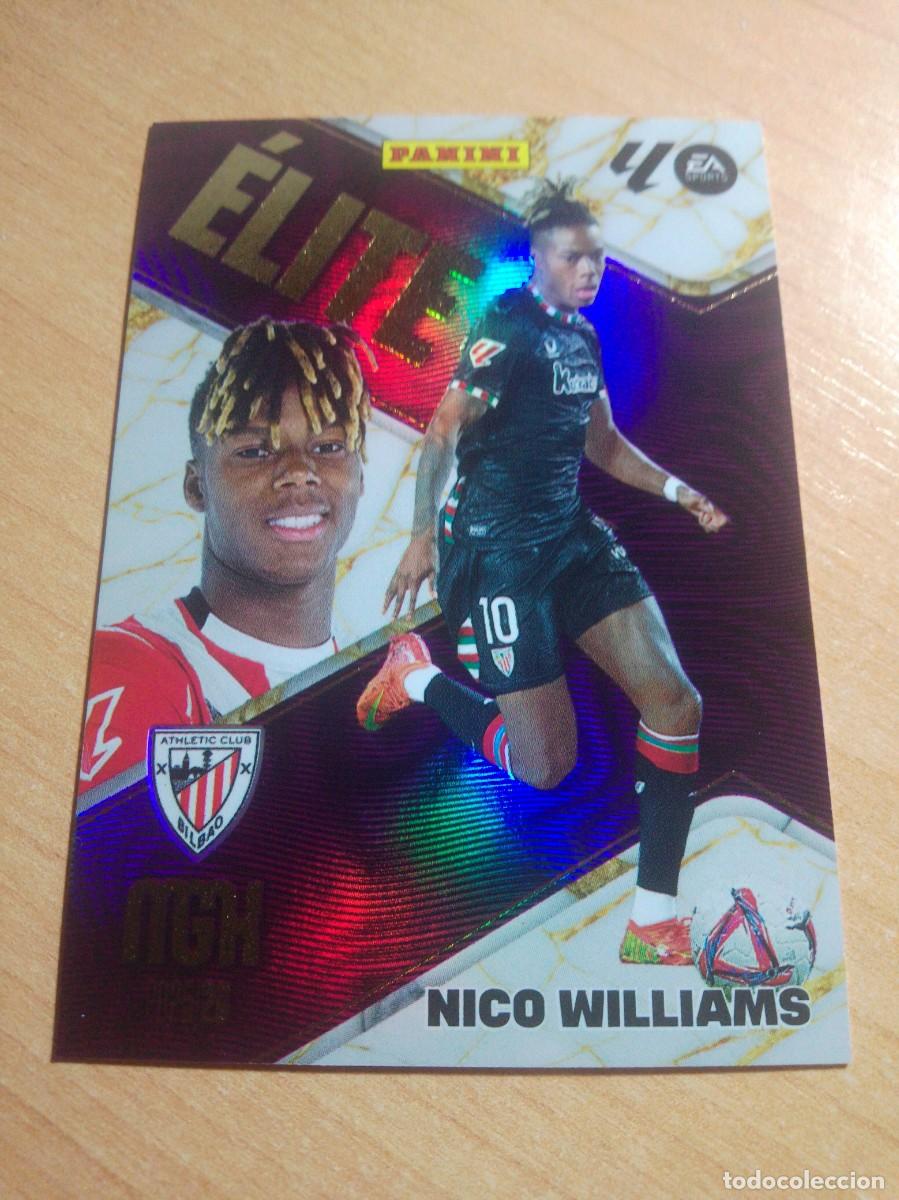 Cromos de f&uacute;tbol: 13 NICO WILLIAMS ELIE DEL ATHLETIC DE BILBAO 25 26 MGK 2025 2026 MEGACRACKS NUEVO