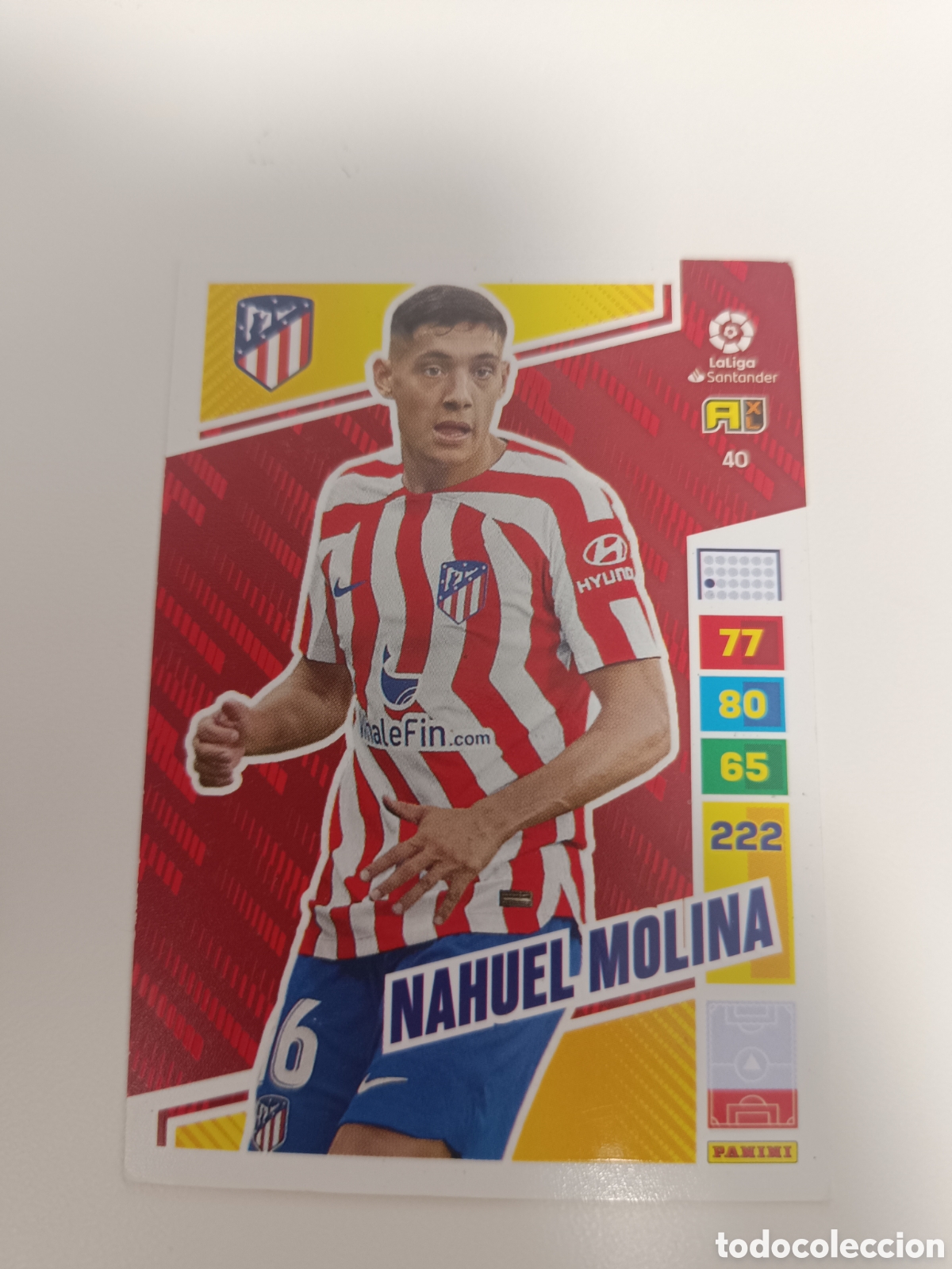 Cromos de f&uacute;tbol: Adrenalyn 22-23 atl&eacute;tico de Madrid Nahuel Molina 40