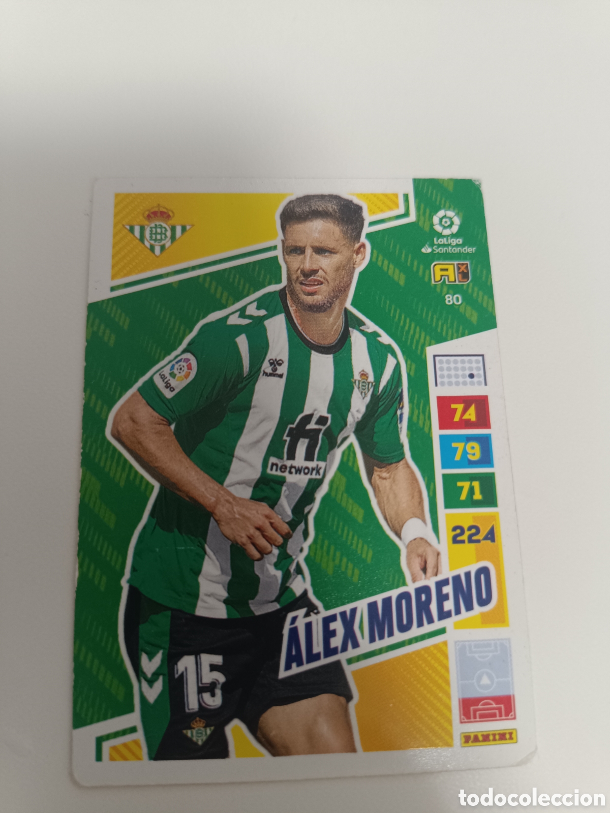 Cromos de f&uacute;tbol: Adrenalyn 22-23 Betis alex moreno 80
