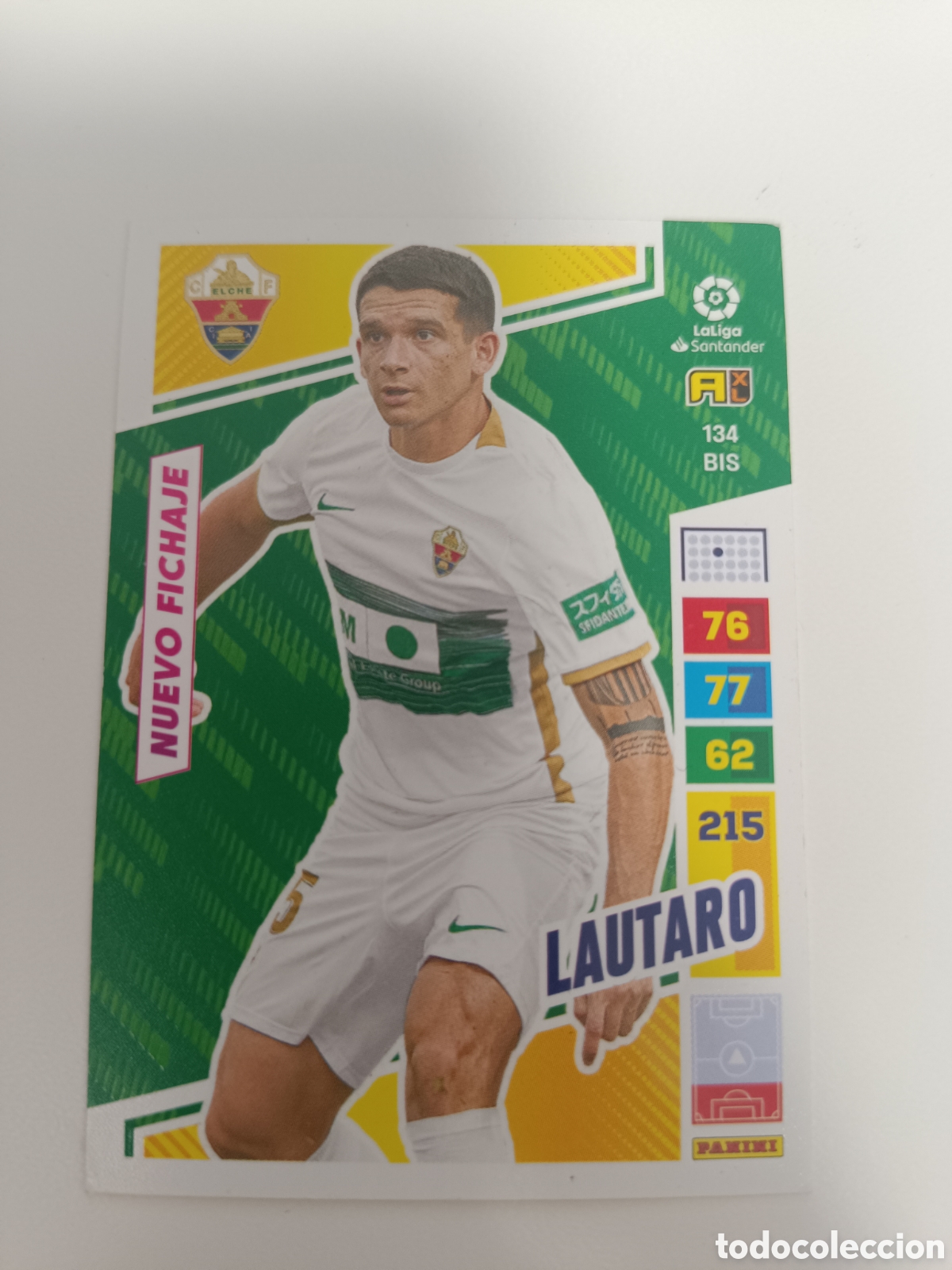 Cromos de f&uacute;tbol: Adrenalyn 22-23 elche Lautaro 134 bis nuevo fichaje