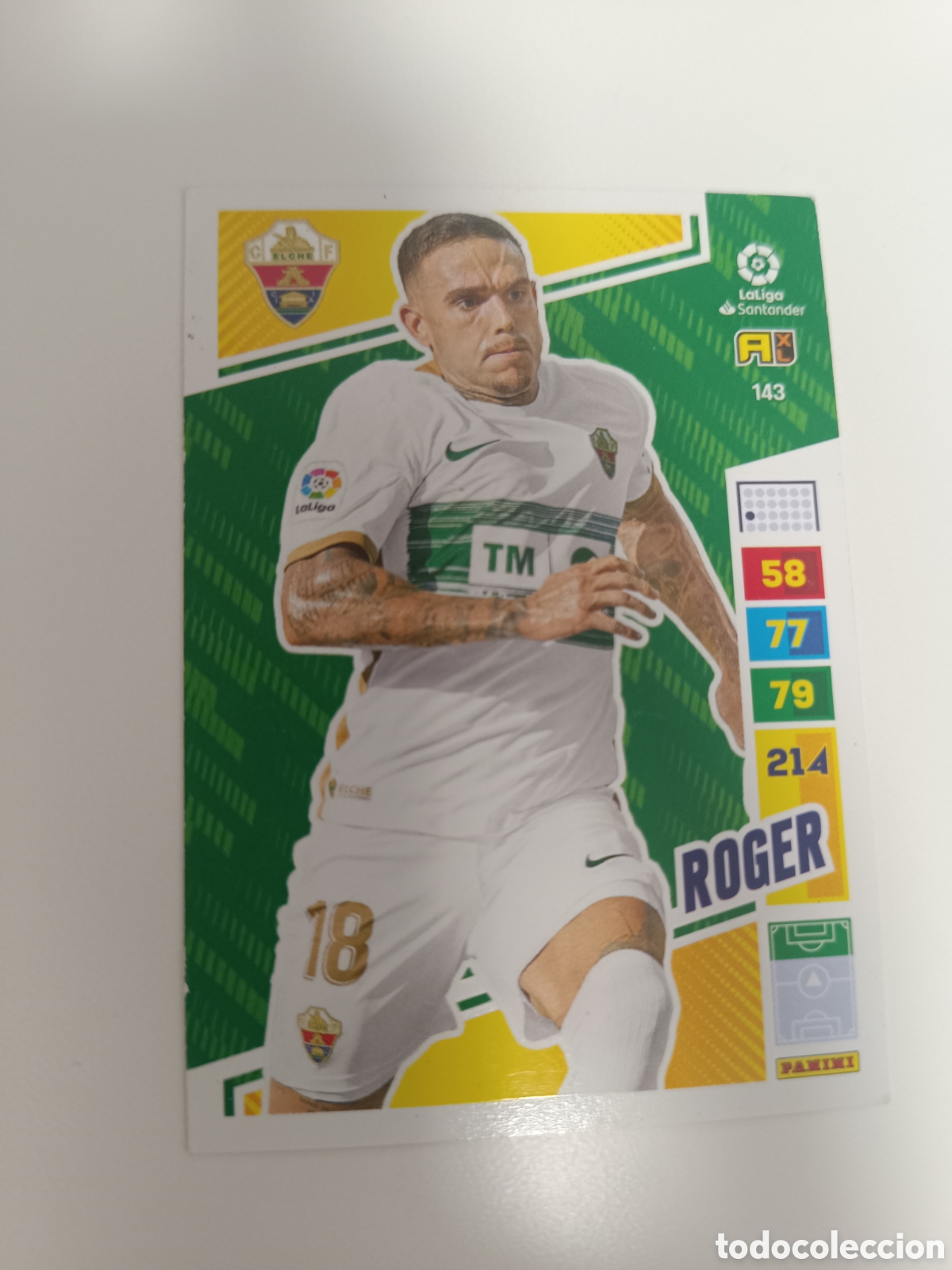 Cromos de f&uacute;tbol: Adrenalyn 22-23 elche 143 roger