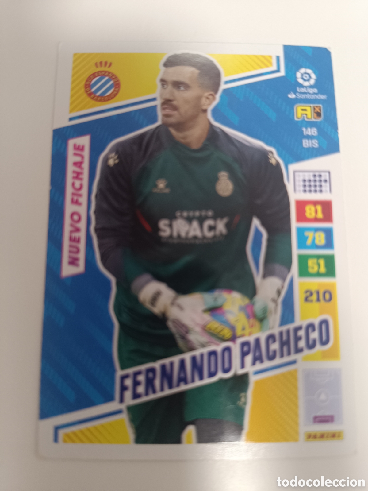 Cromos de f&uacute;tbol: Adrenalyn 22-23 Espanyol Fernando pacheco nuevo fichaje 146 bis