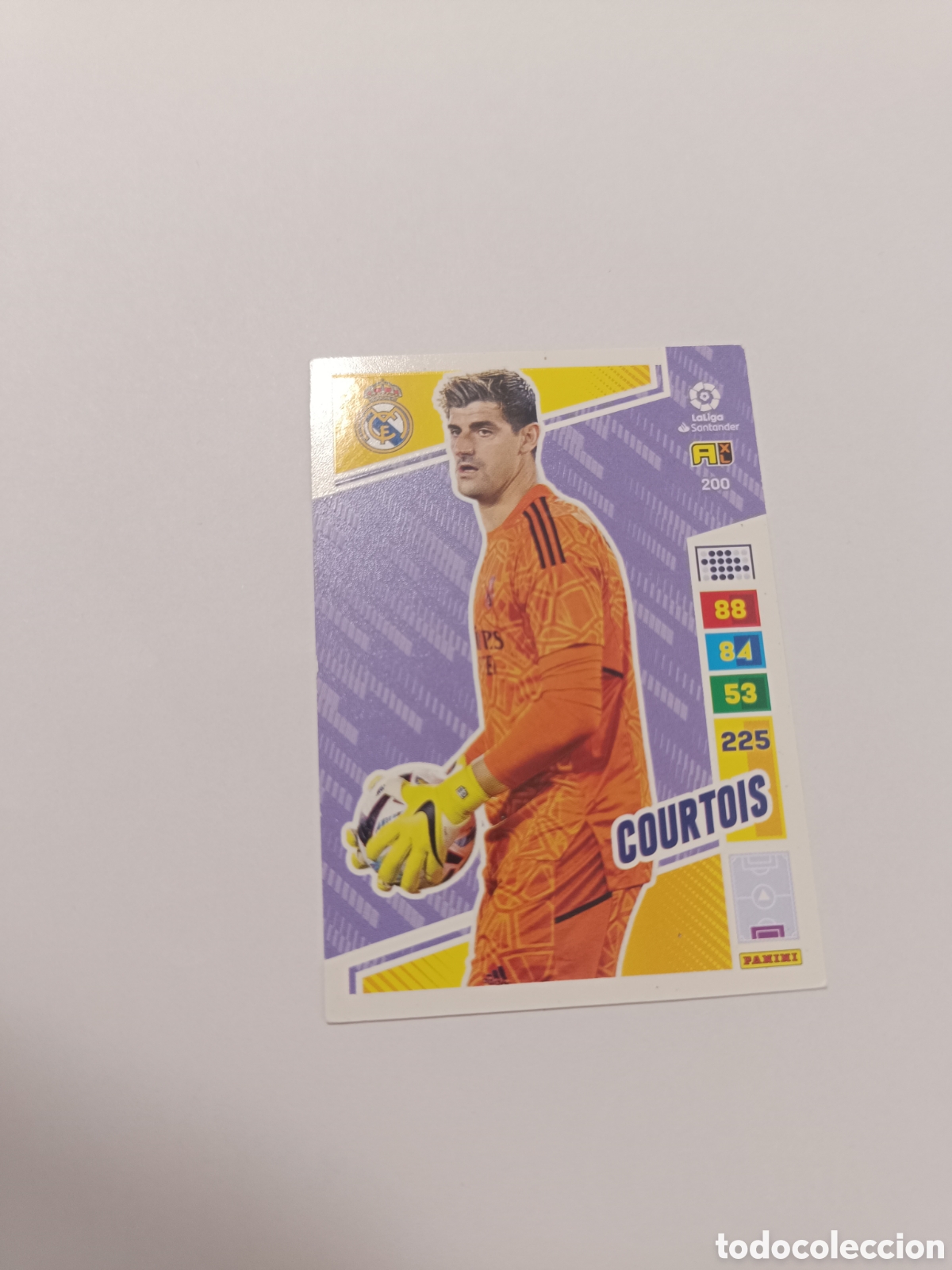 Cromos de f&uacute;tbol: Adrenalyn 22-23 real Madrid 200 courtois