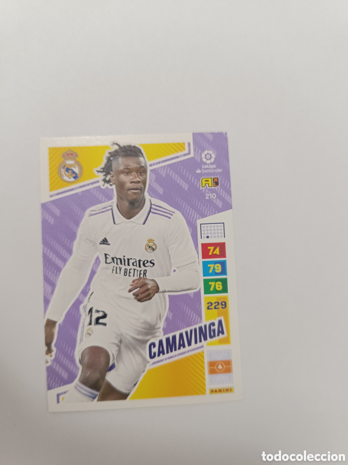 Cromos de f&uacute;tbol: Adrenalyn 22-23 real madrid camavinga 210