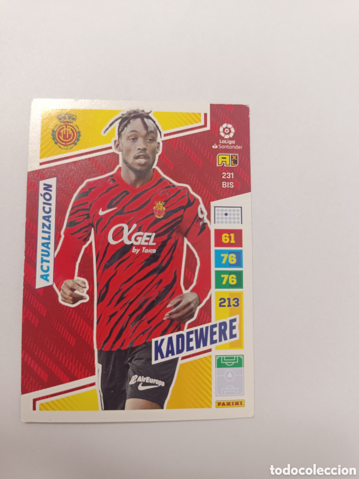 Cromos de f&uacute;tbol: Adrenalyn 22-23 mallorca kadewere 231 bis actualizaci&oacute;n