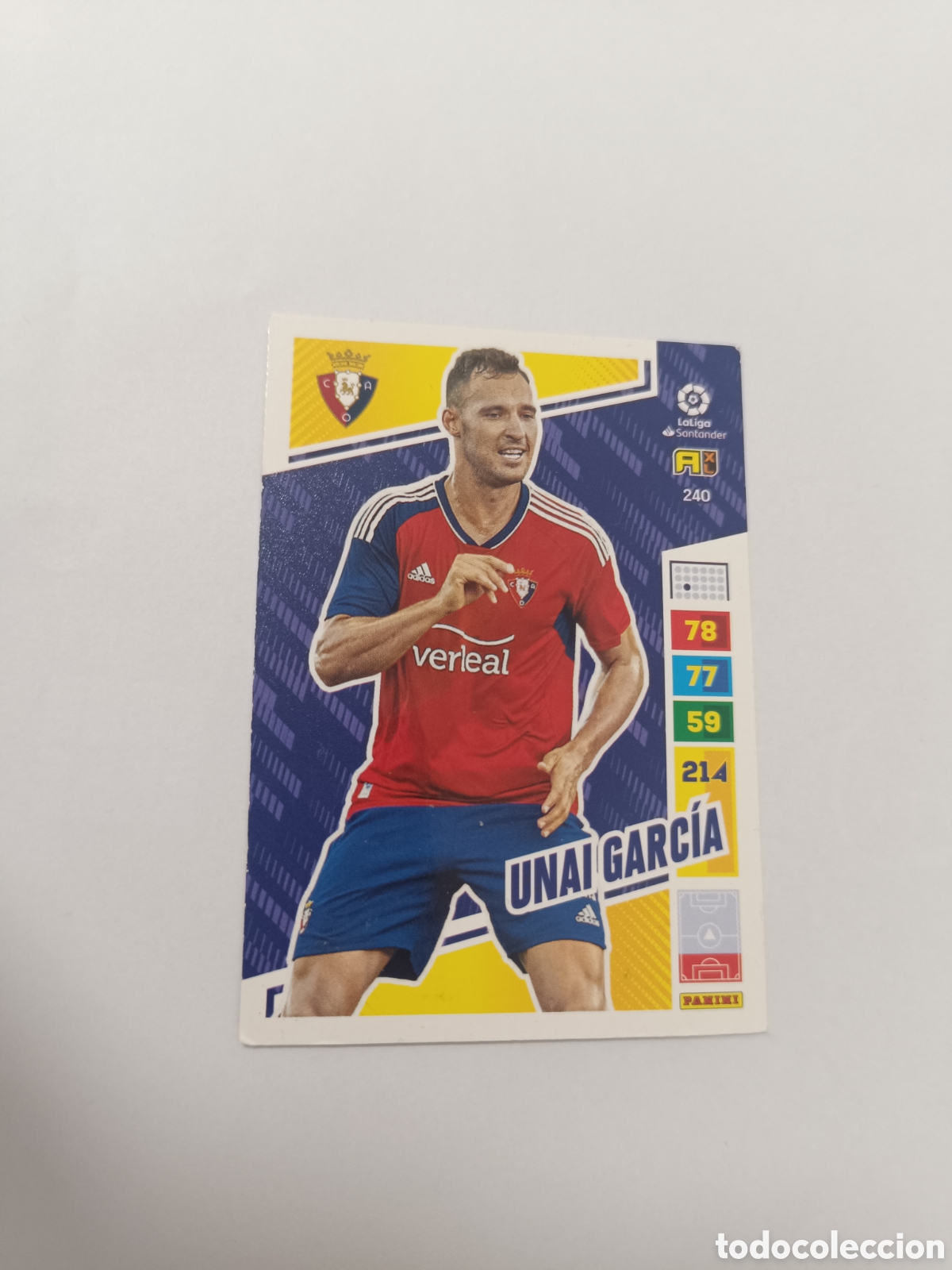 Cromos de f&uacute;tbol: Adrenalyn 22-23 Osasuna Unai Garc&iacute;a 240