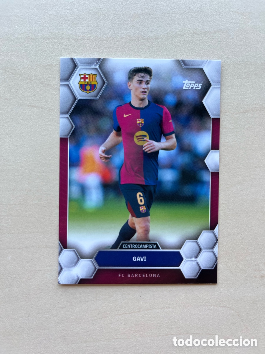 Cromos de f&uacute;tbol: Gavi FC Barcelona Topps Set 2024-25