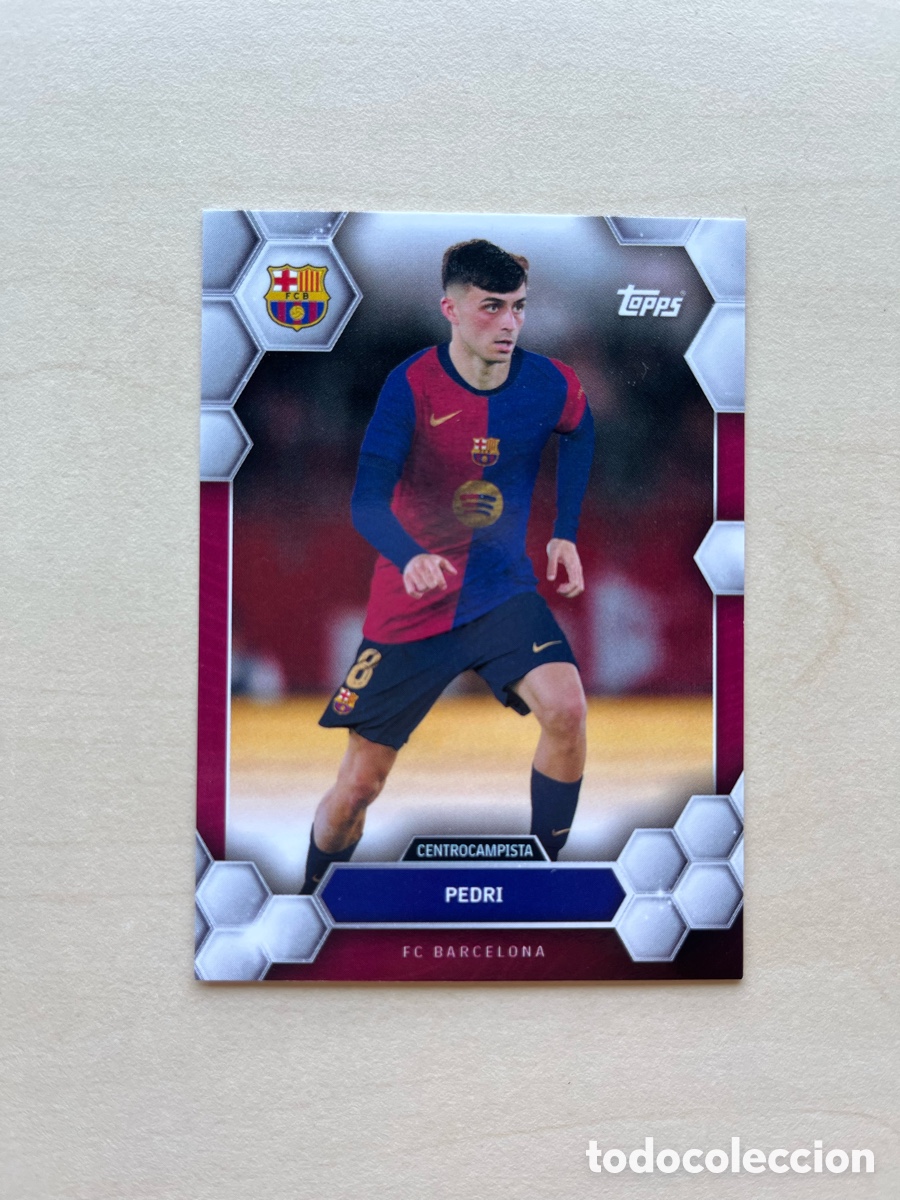 Cromos de f&uacute;tbol: Pedri FC Barcelona Topps Set 2024-25