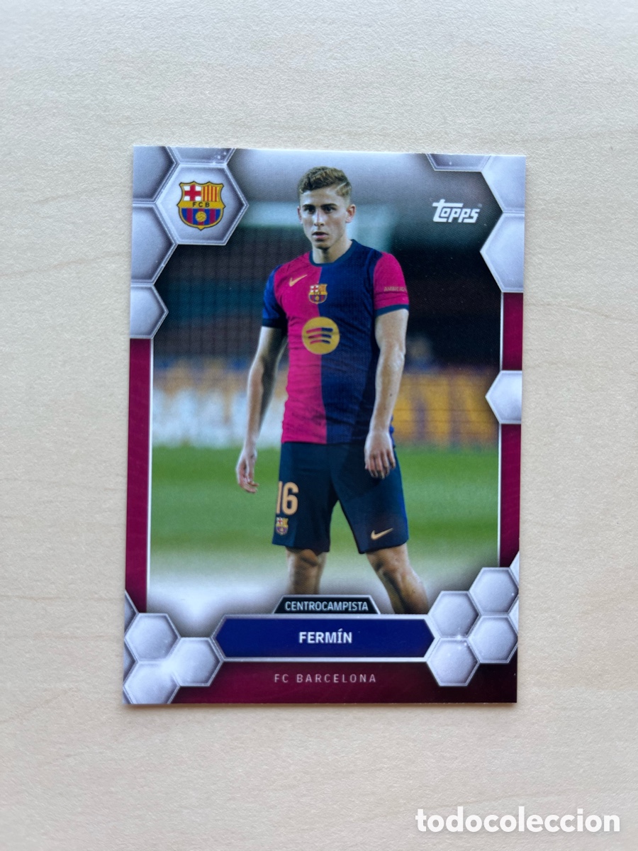 Cromos de f&uacute;tbol: Ferm&iacute;n L&oacute;pez FC Barcelona Topps Set 2024-25