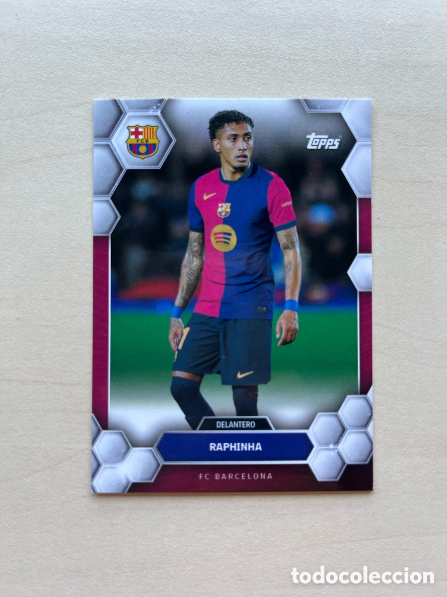 Cromos de f&uacute;tbol: Raphinha FC Barcelona Topps Set 2024-25
