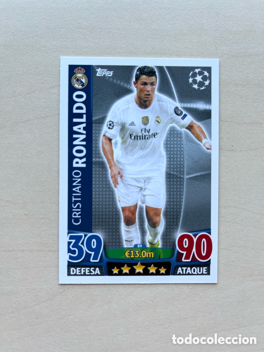 Fu&szlig;ball-Sticker: Cristiano Ronaldo Match Attax 2015-16 - Real Madrid