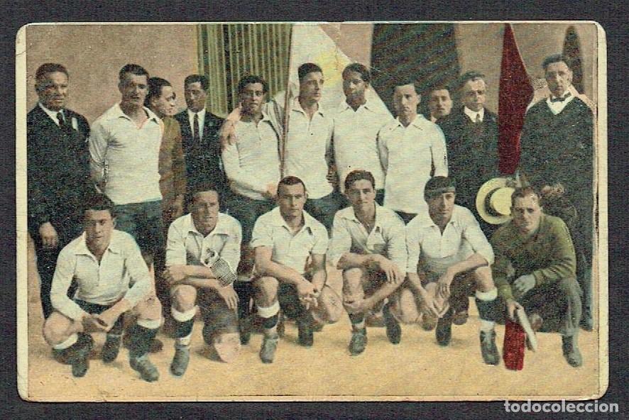 Cromos de f&uacute;tbol: VIII olimpiada celebrada en Francia 1924 cromo n&ordm; 31 equipo Uruguay