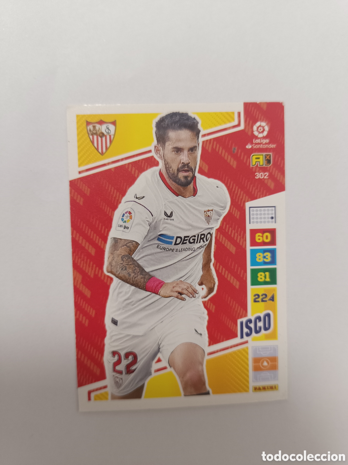 Cromos de f&uacute;tbol: Adrenalyn 22-23 sevilla 302 Isco