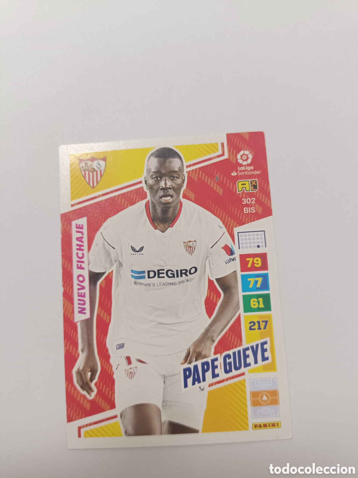 Cromos de f&uacute;tbol: Adrenalyn 22-23 sevilla 302 bis pape gueye