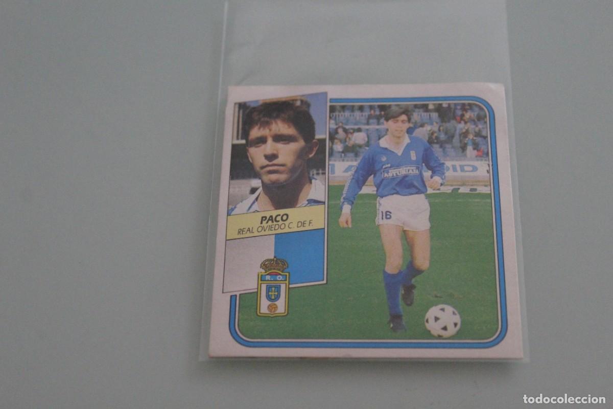 Cromos de f&uacute;tbol: ESTE 89 90 PACO RECUPERADO DE &Aacute;LBUM