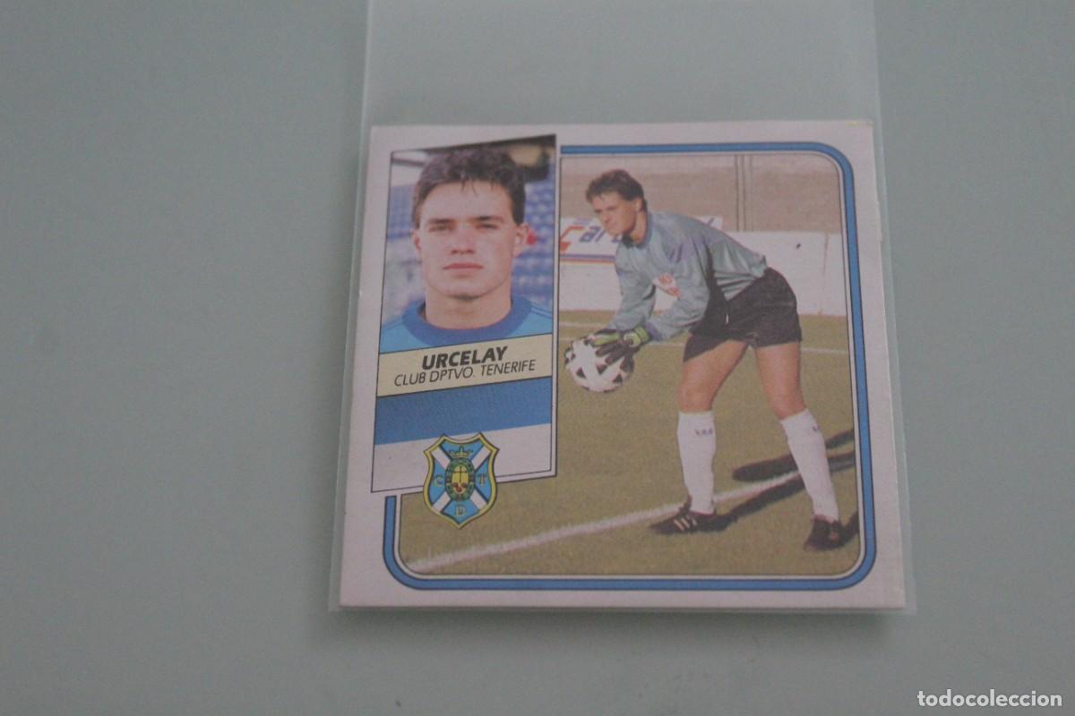 Cromos de f&uacute;tbol: ESTE 89 90 URCELAY BAJA RECUPERADO DE &Aacute;LBUM