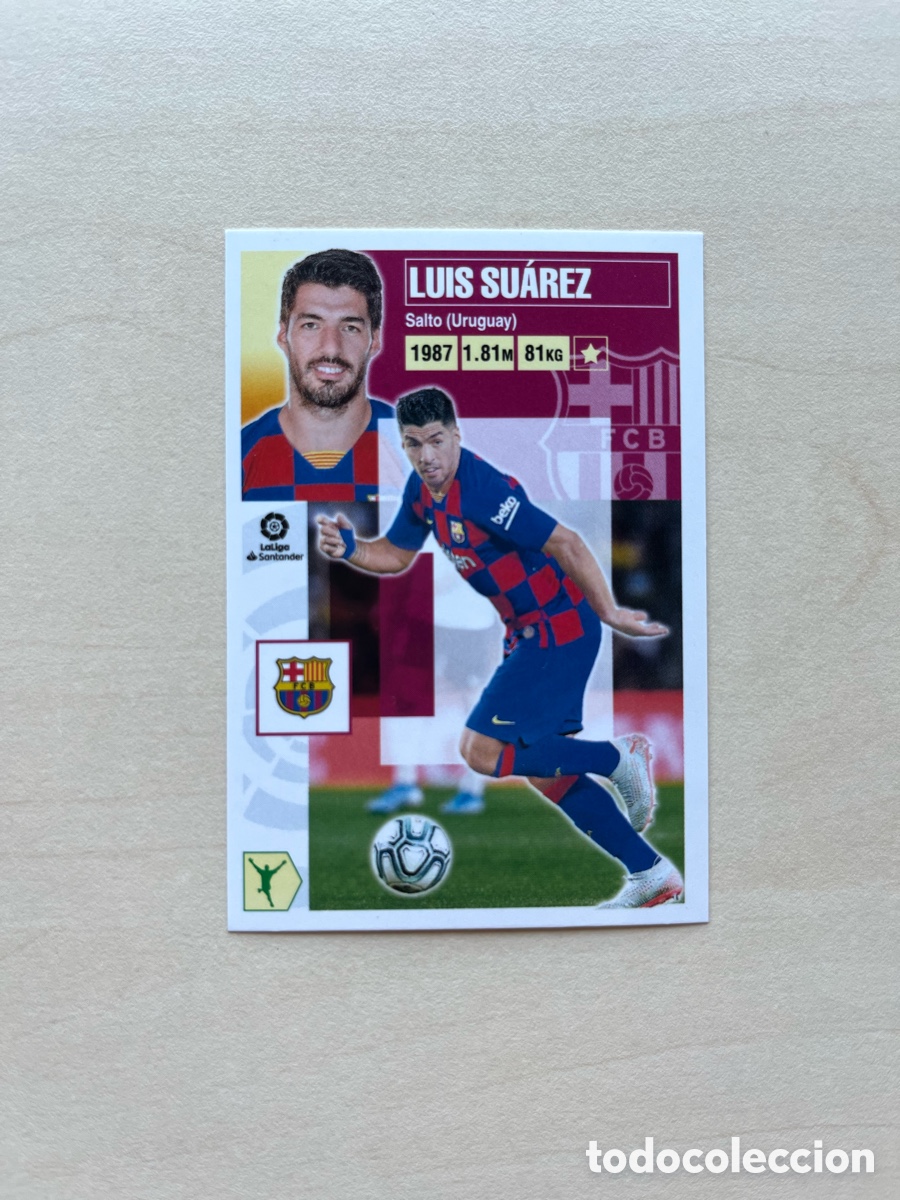 Cromos de f&uacute;tbol: Luis Su&aacute;rez Liga Este 2020-21 - FC Barcelona