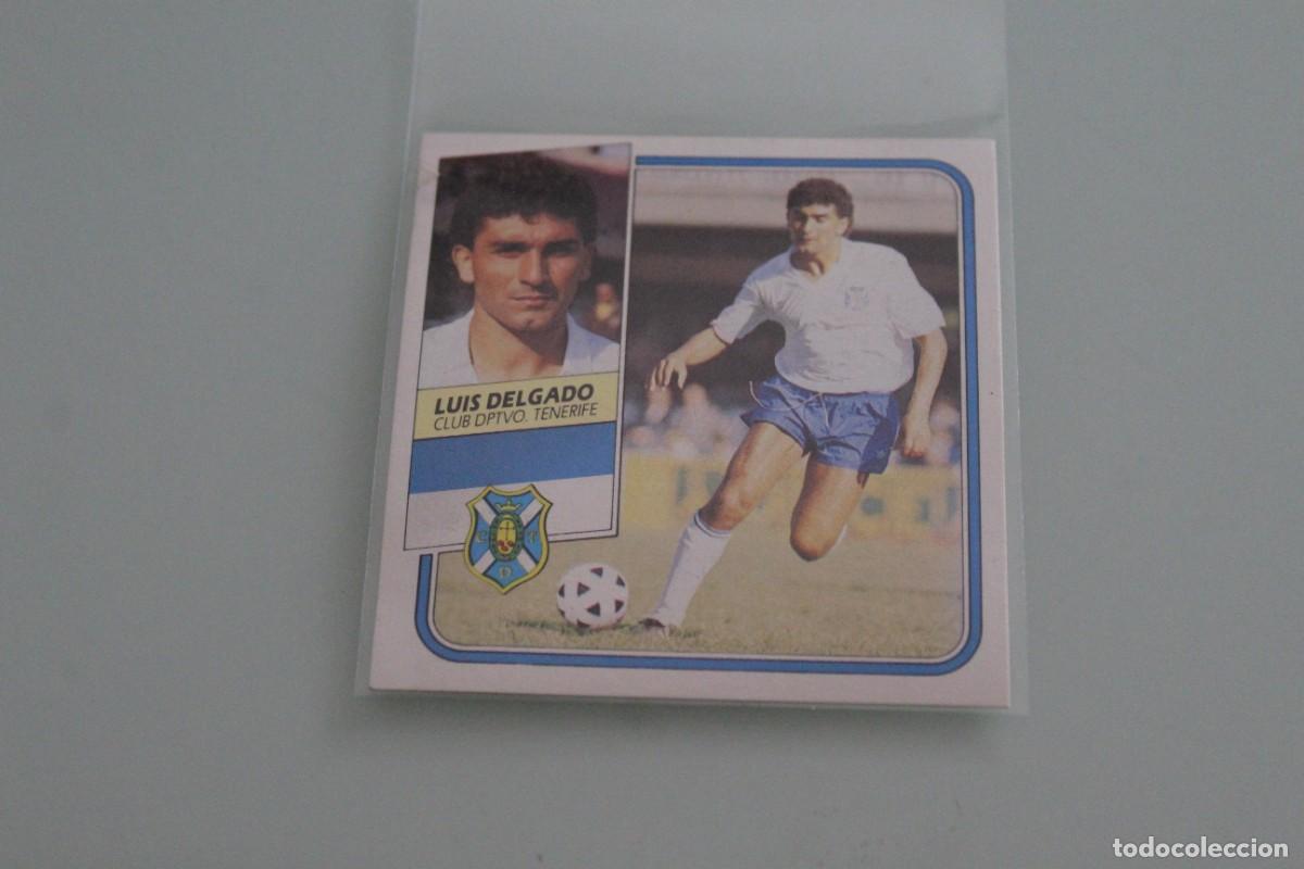 Cromos de f&uacute;tbol: ESTE 89 90 LUIS DELGADO COLOCA RECUPERADO DE &Aacute;LBUM