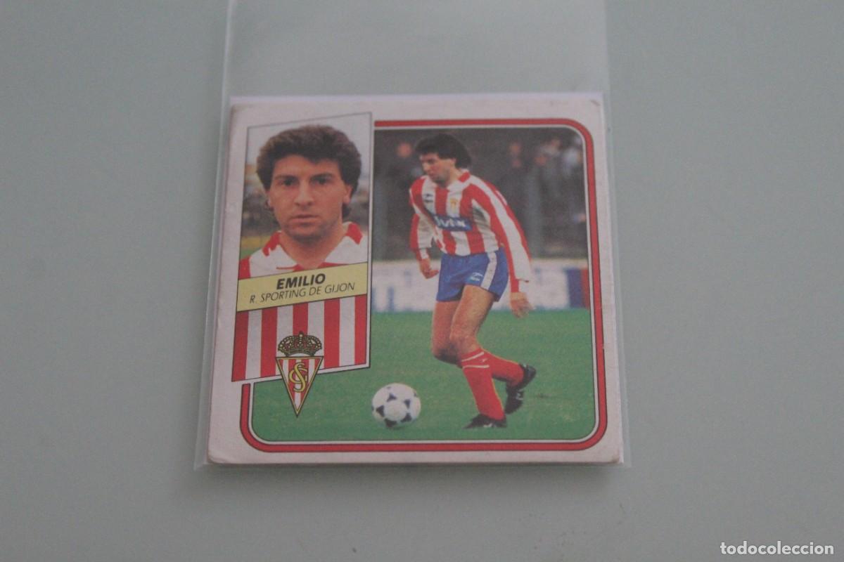 Cromos de f&uacute;tbol: ESTE 89 90 EMILIO RECUPERADO DE &Aacute;LBUM
