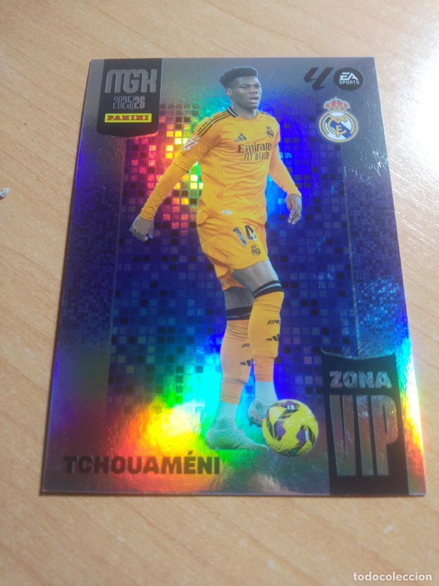 Cromos de f&uacute;tbol: 405 TCHOUAMENI ZONA VIP REAL MADRID 25 26 MGK 2025 2026 MEGACRACKS NUEVO