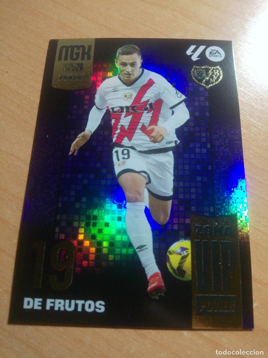 Cromos de f&uacute;tbol: P 513 DE FRUTOS ZONA VIP POWER RAYO VALLECANO 25 26 MGK 2025 2026 MEGACRACKS NUEVO