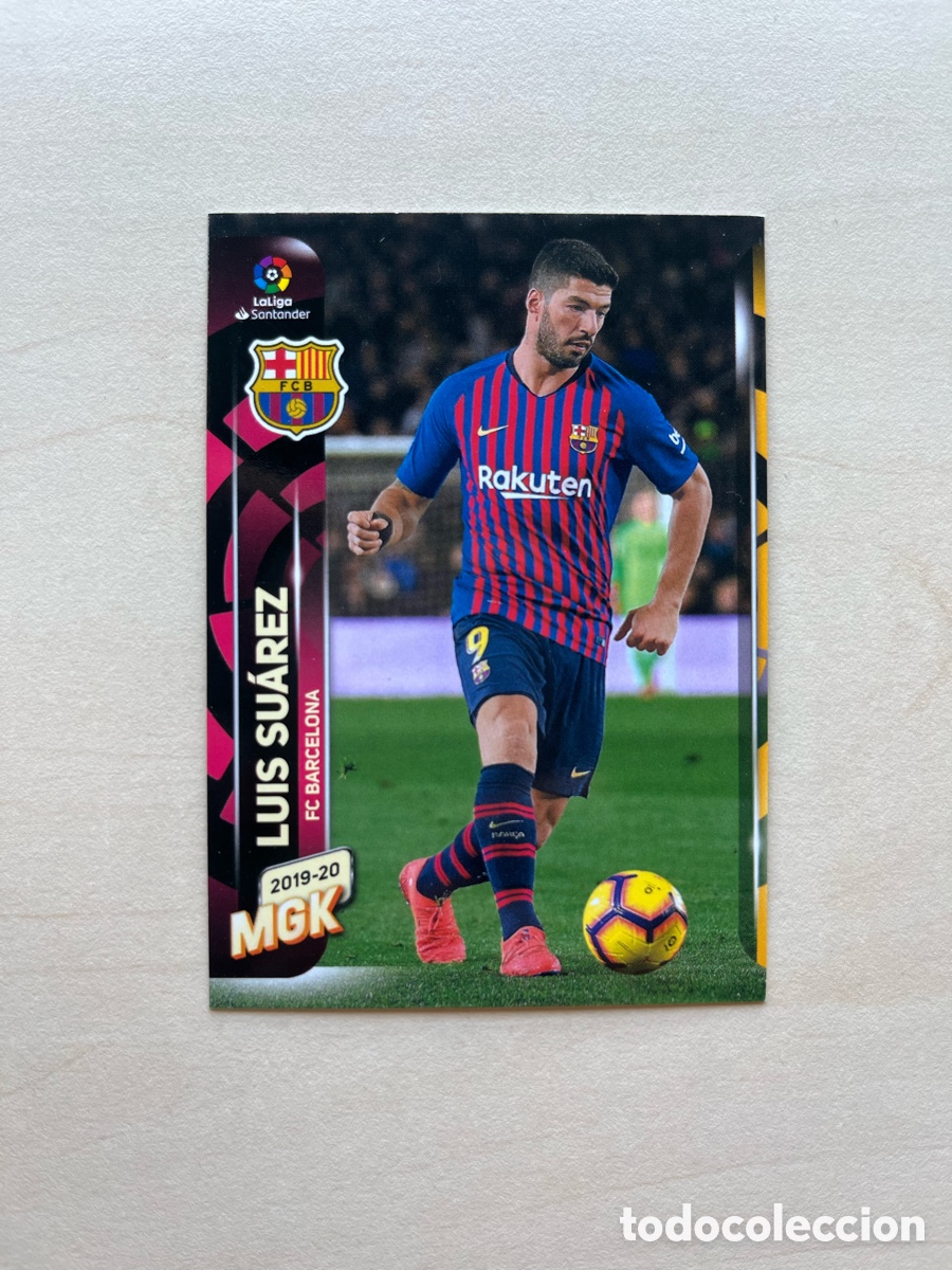 Football Stickers: Luis Su&aacute;rez Megacracks 2019-20 - FC Barcelona