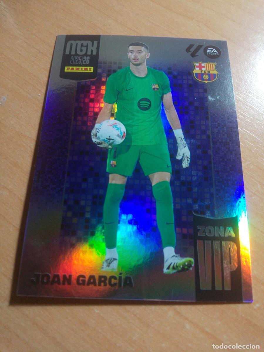 Football Stickers: 512 JOAN GARCIA ZONA VIP DEL BARCELONA 25 26 MGK 2025 2026 MEGACRACKS NUEVO