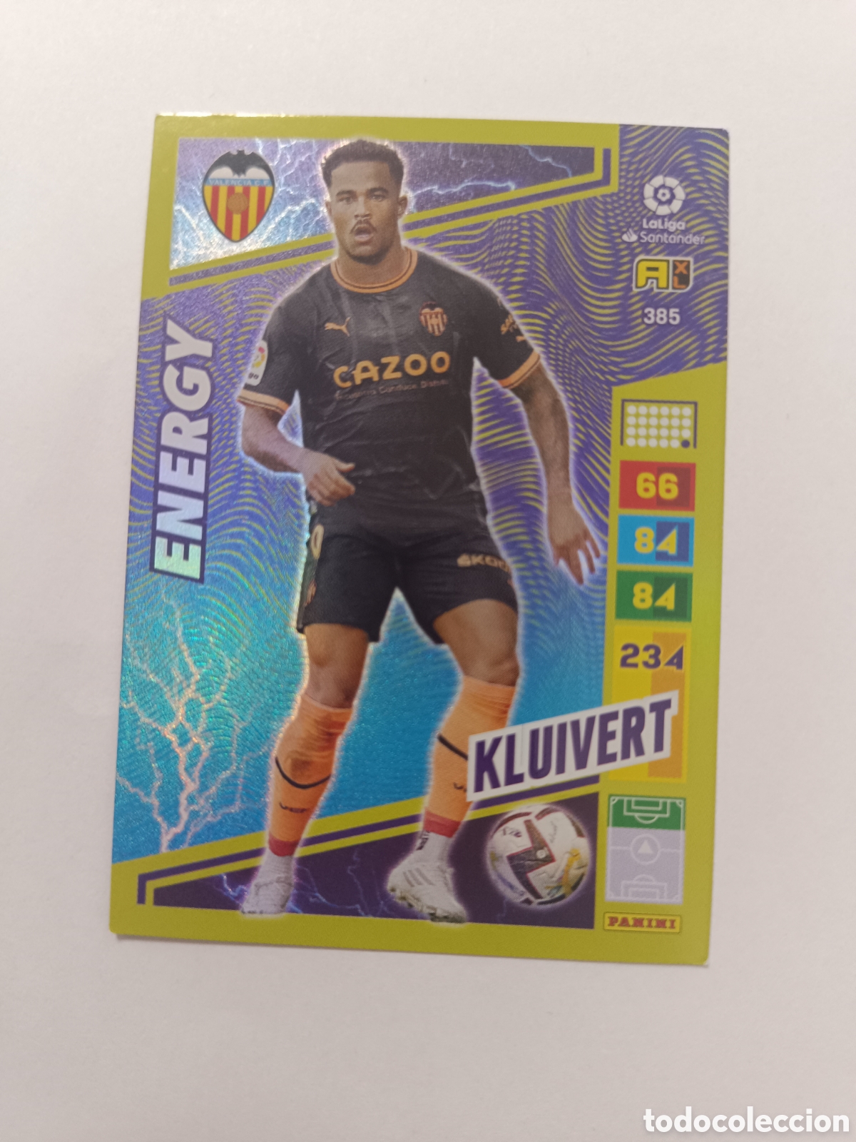 Cromos de f&uacute;tbol: Adrenalyn 22-23 energy Valencia kluivert 385