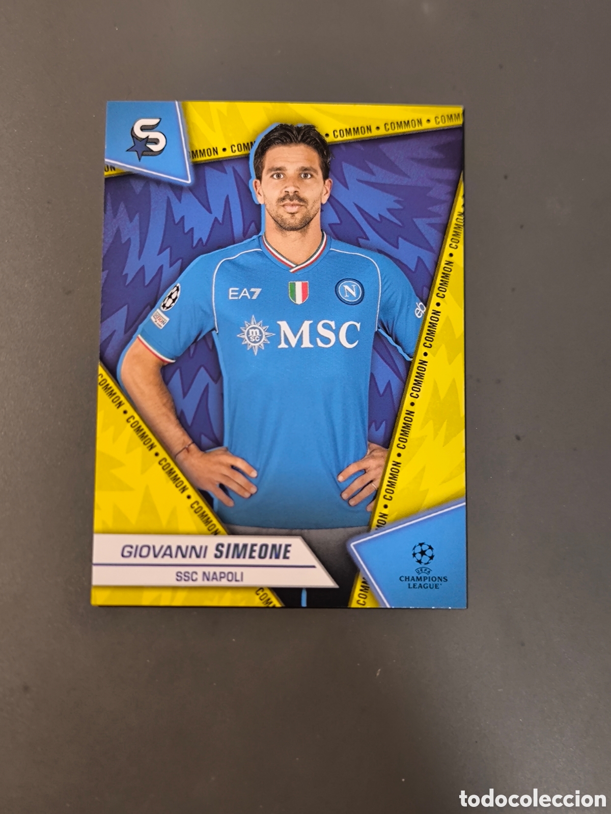 Cromos de f&uacute;tbol: GIOVANNI SIMEONE 164 Common Napoles Superstars 2024 Topps
