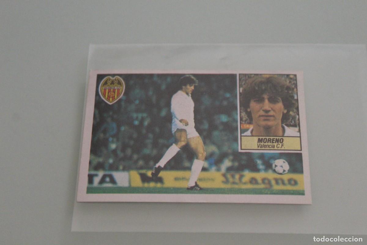 Cromos de f&uacute;tbol: ESTE 84 85 MORENO COLOCA RECUPERADO DE &Aacute;LBUM